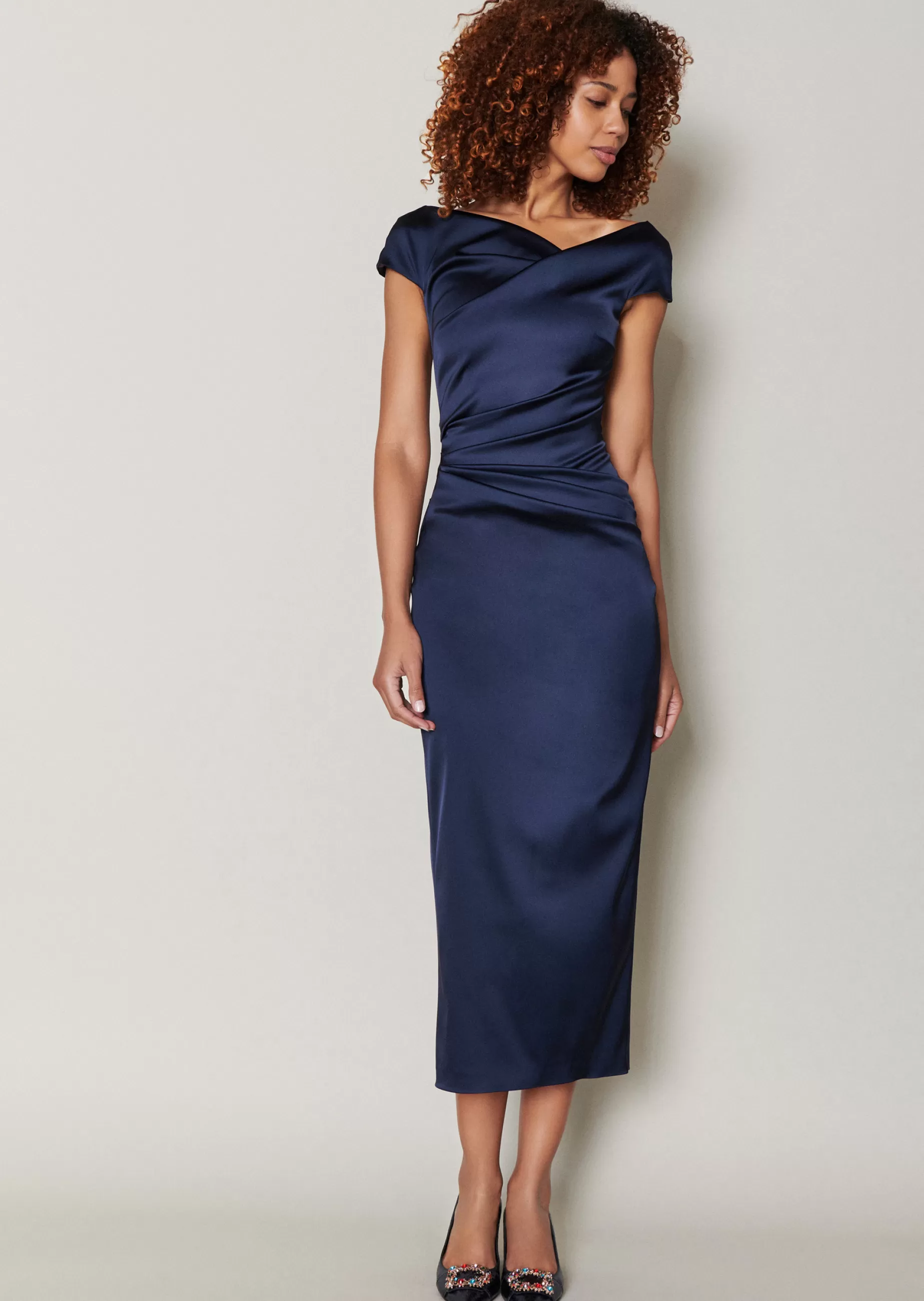 Discount Talbot Runhof Midikleid Roya1 Armadablau