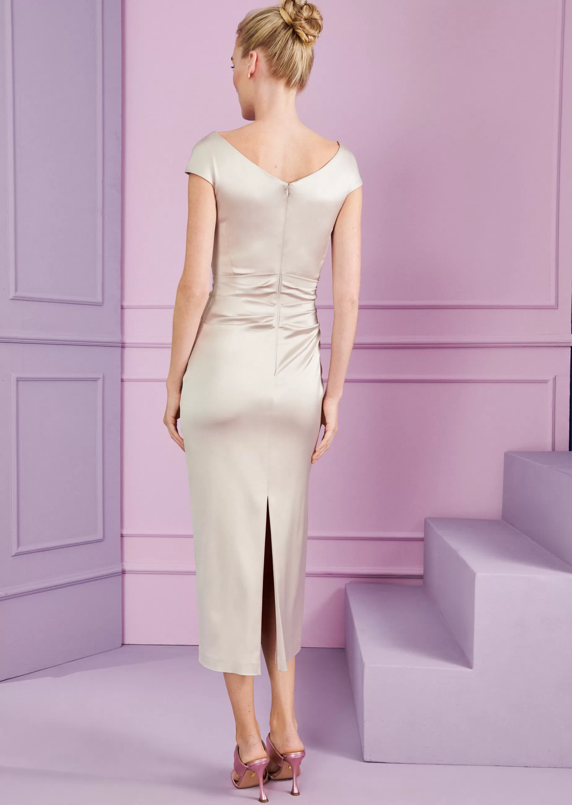 Fashion Talbot Runhof Midikleid Roya1 Cream