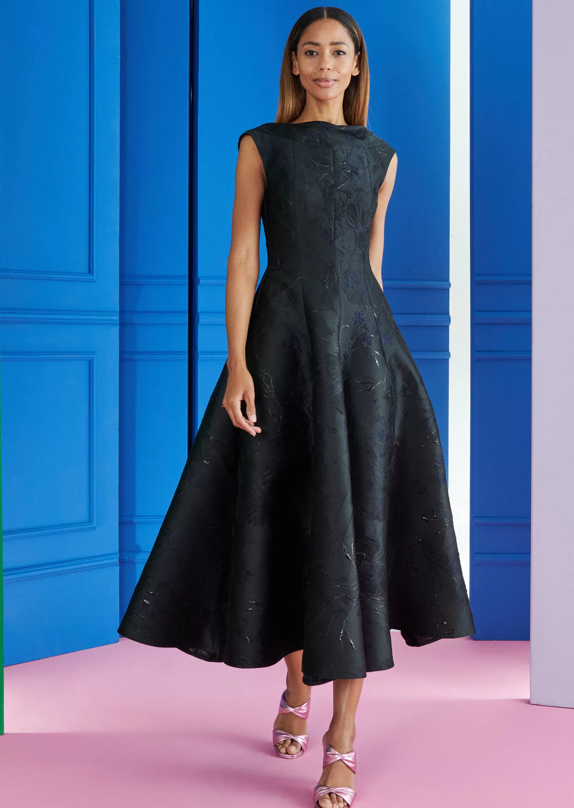 Flash Sale Talbot Runhof Midikleid Tomini5 Nachtblau
