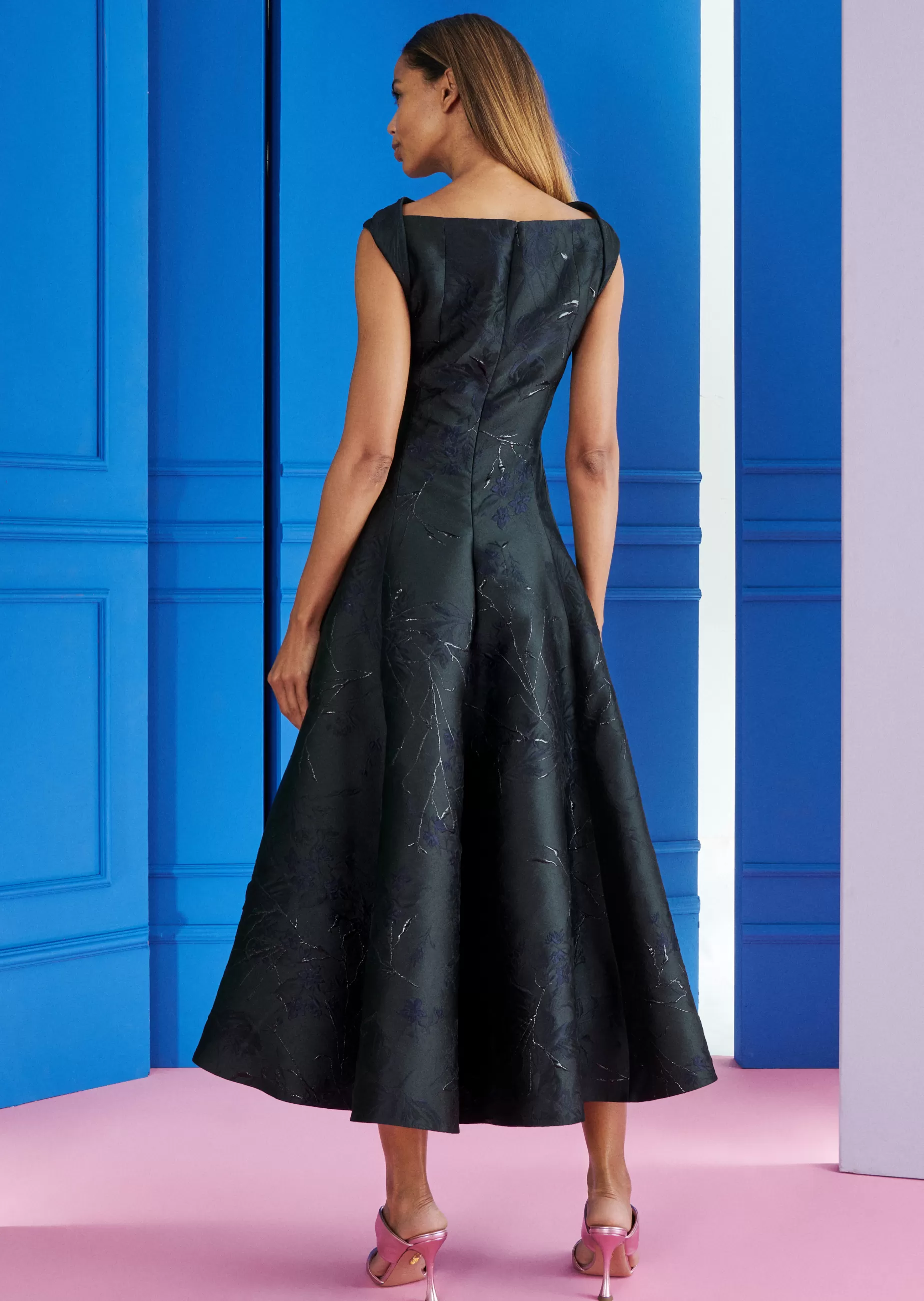 Flash Sale Talbot Runhof Midikleid Tomini5 Nachtblau