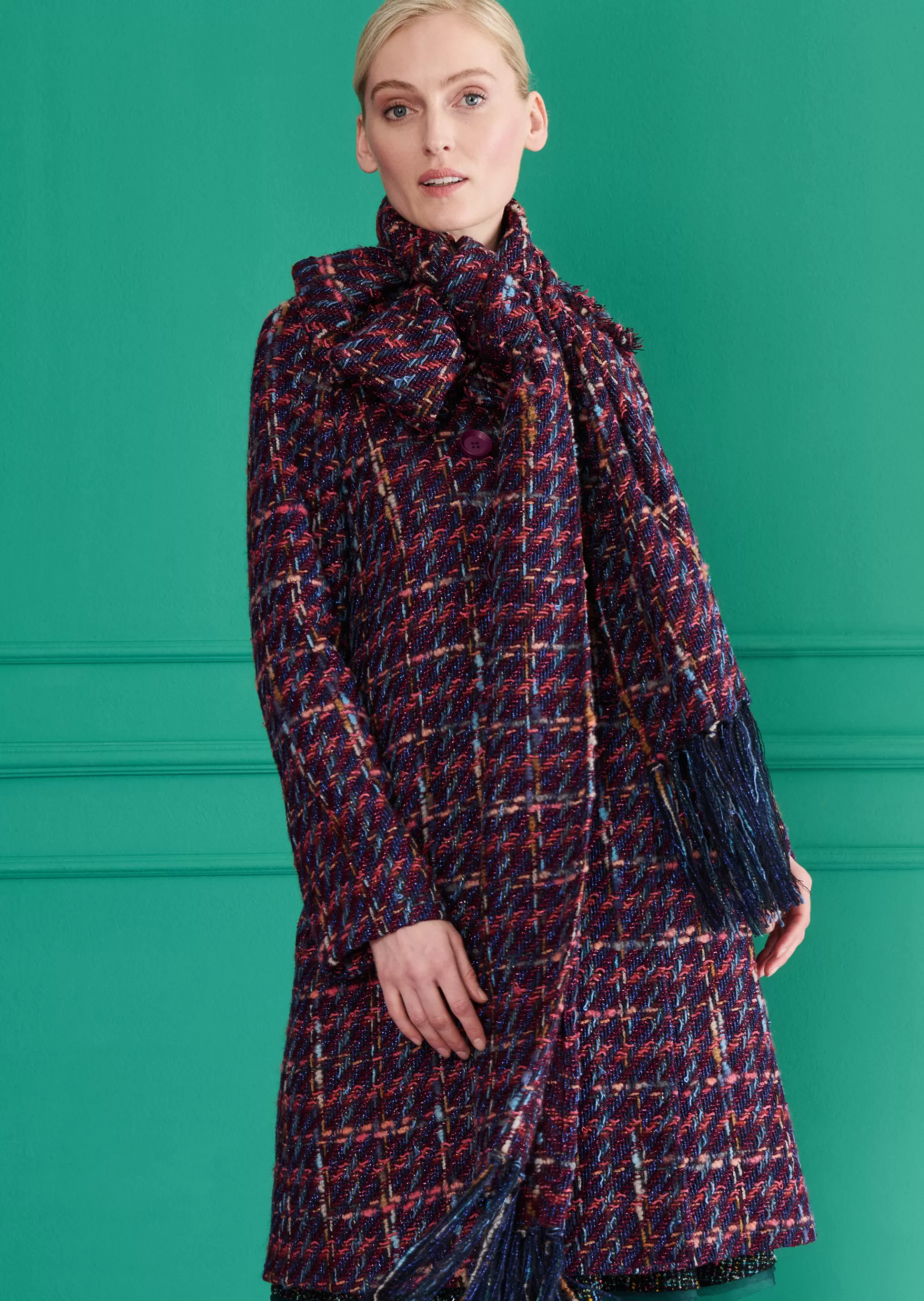 Fashion Talbot Runhof Schal Kitty12 Fuchsialila