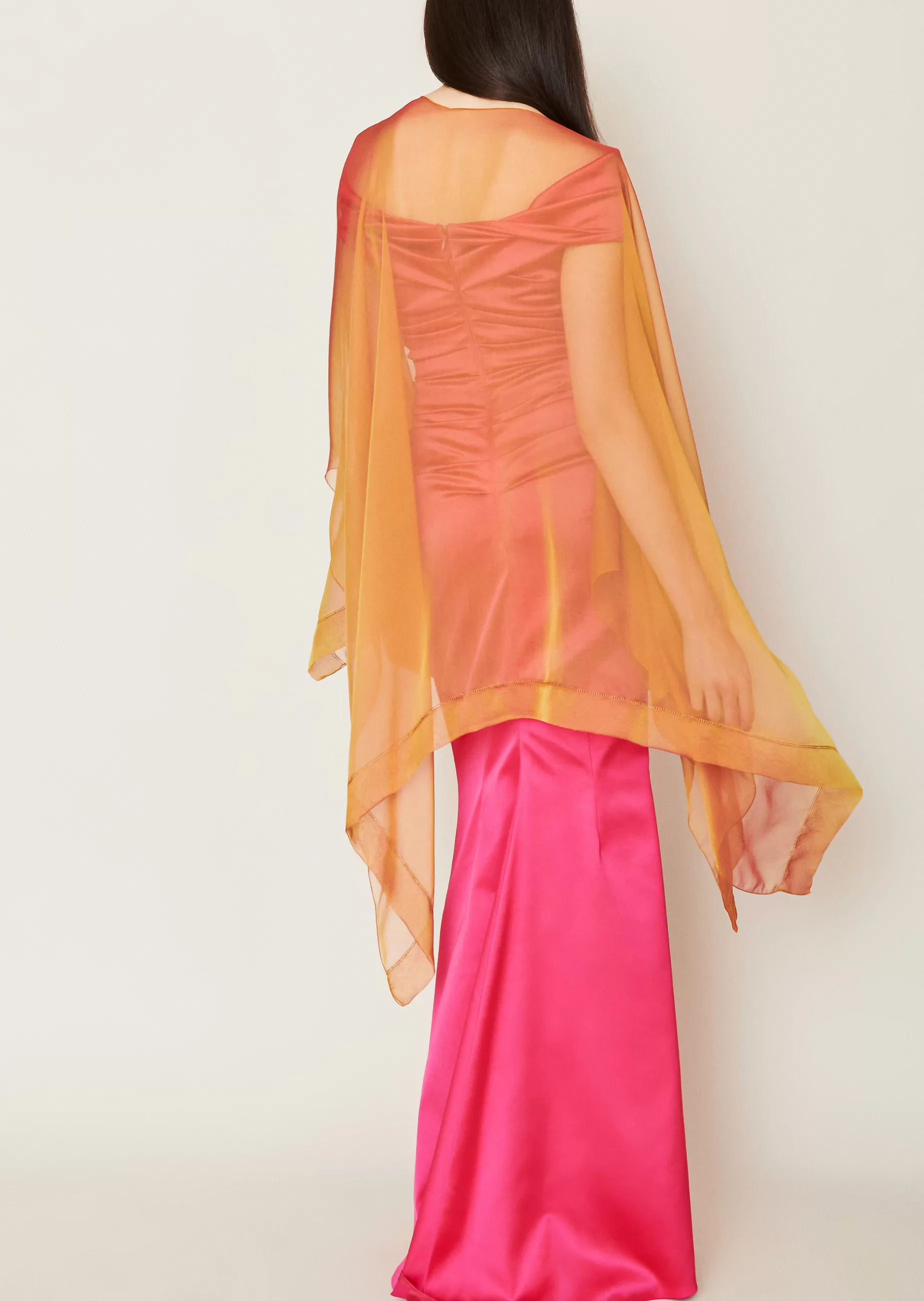 Cheap Talbot Runhof Stola Hint11 Tangerineorange