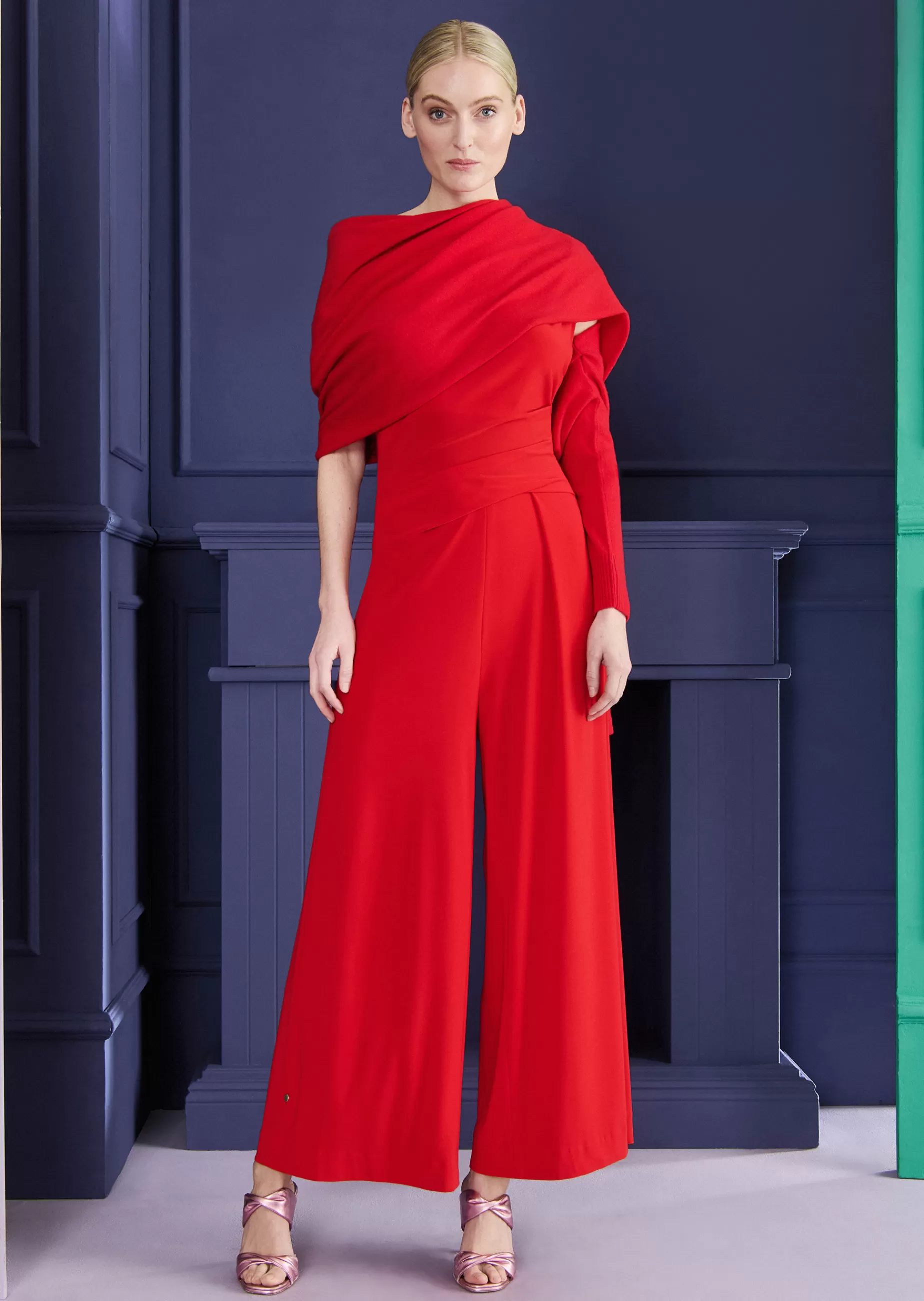 New Talbot Runhof Stola Kasha1 Ferrarirot