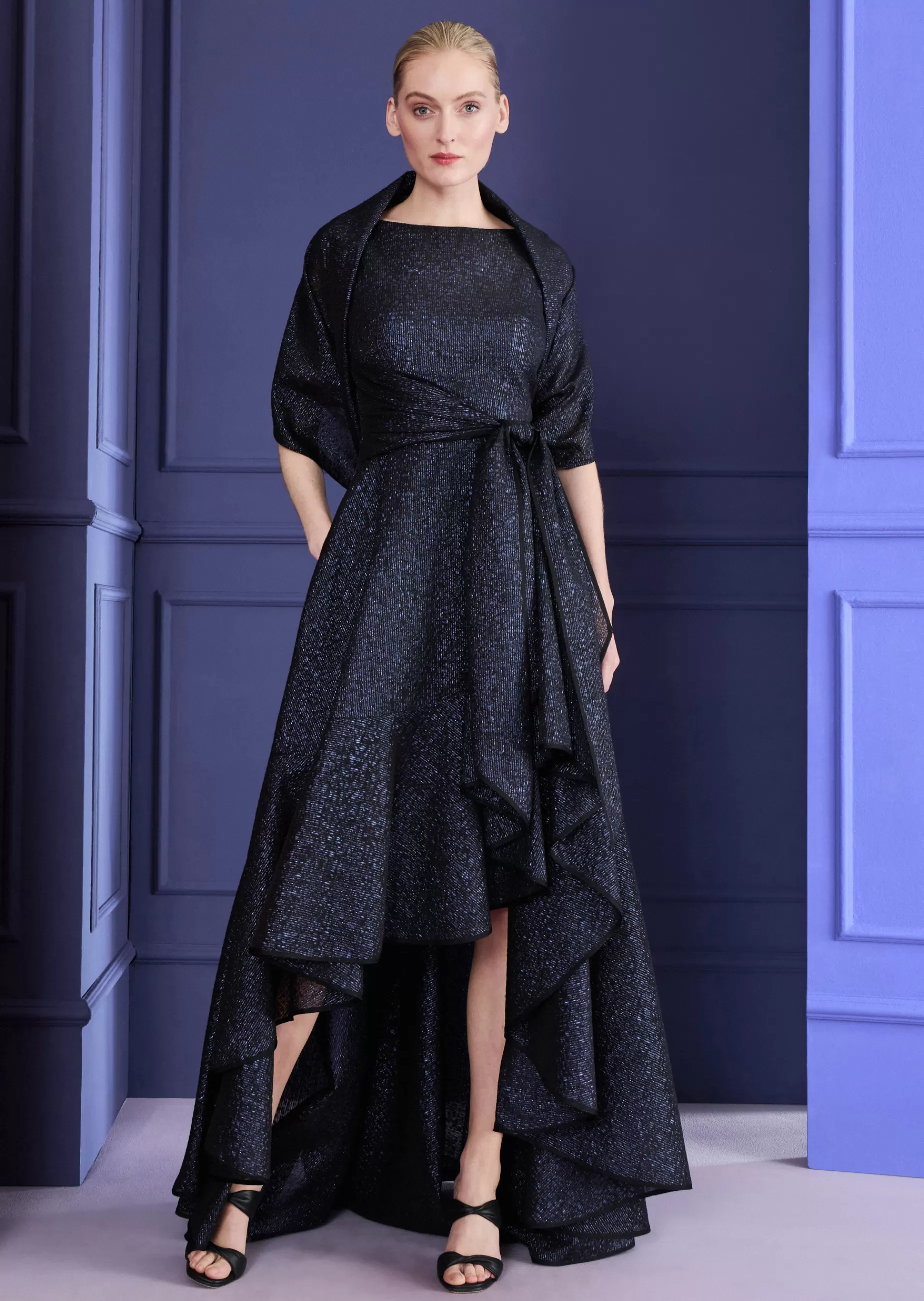 Fashion Talbot Runhof Stola Kitty9 Marineblau