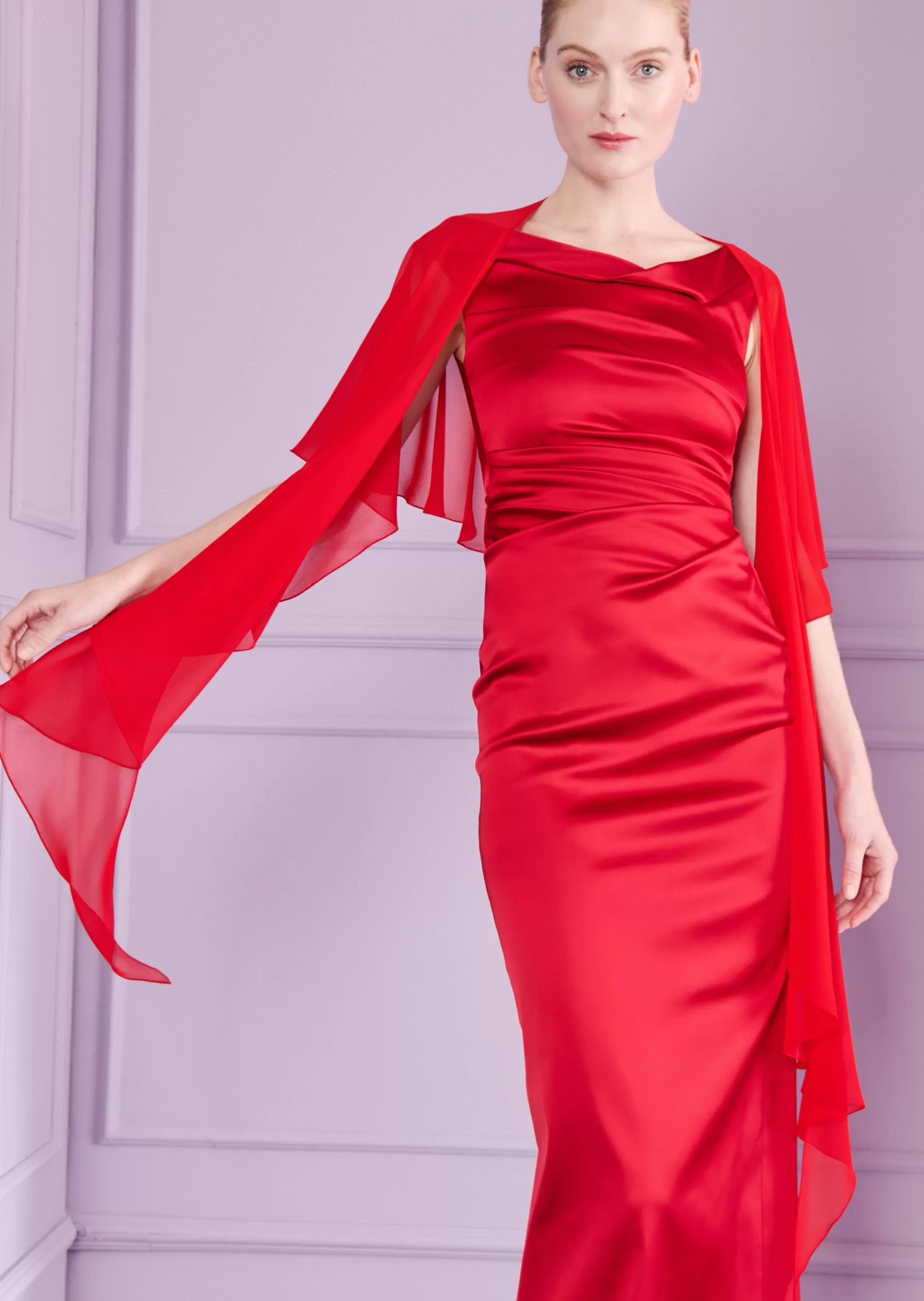 Fashion Talbot Runhof Stola Lilo1 Scarletrot