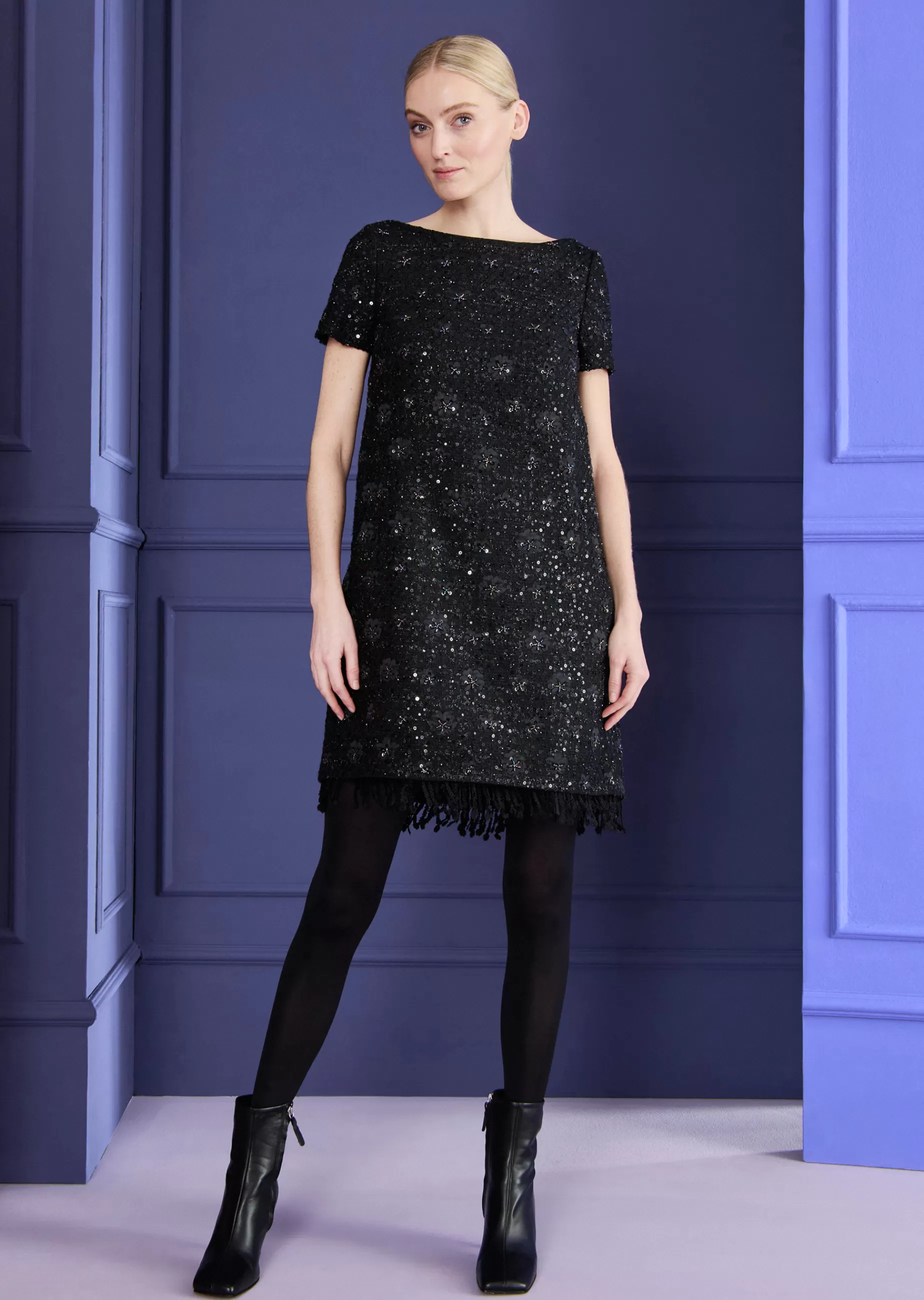 Fashion Talbot Runhof Tageskleid Godo8 Schwarz