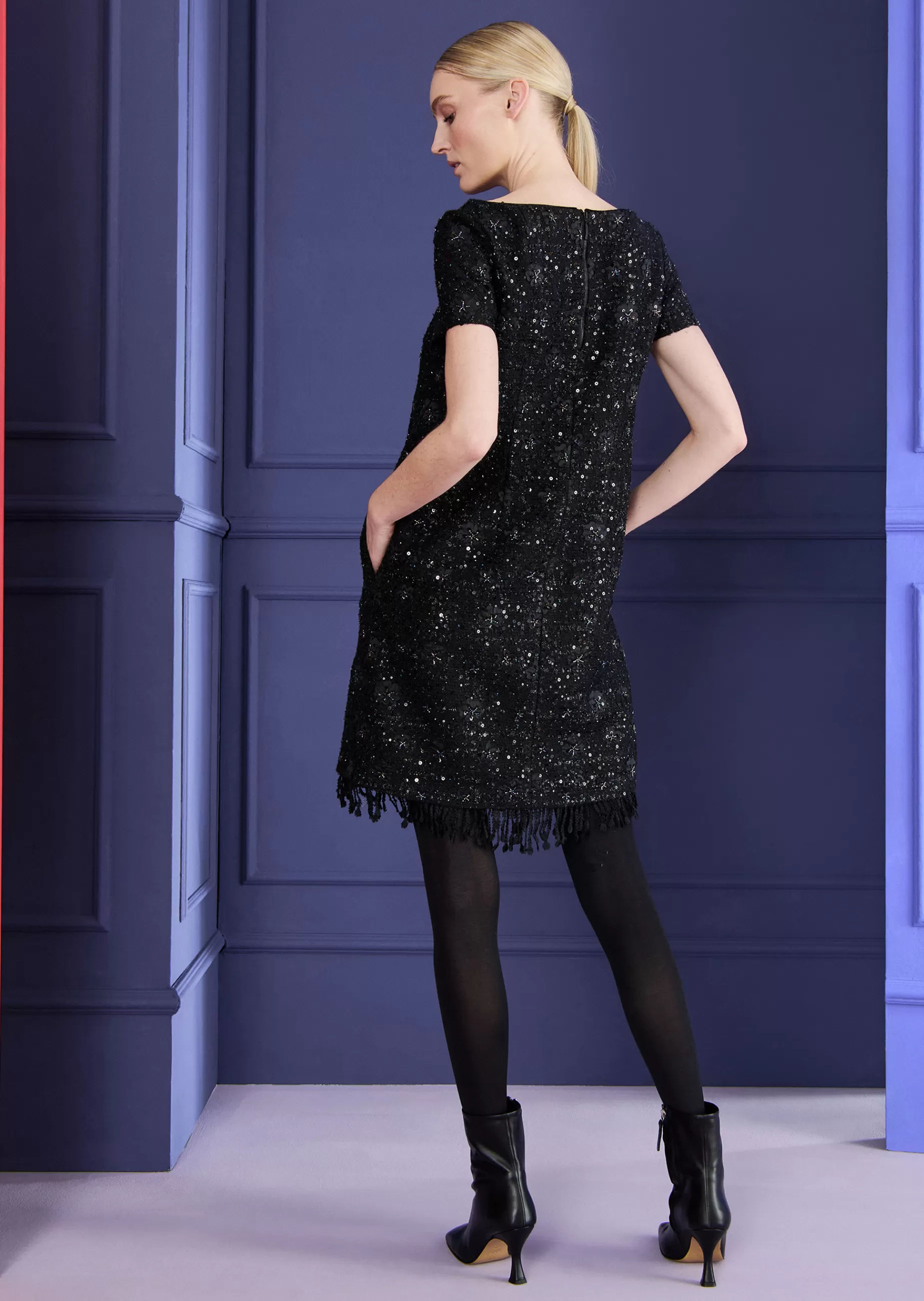 Fashion Talbot Runhof Tageskleid Godo8 Schwarz