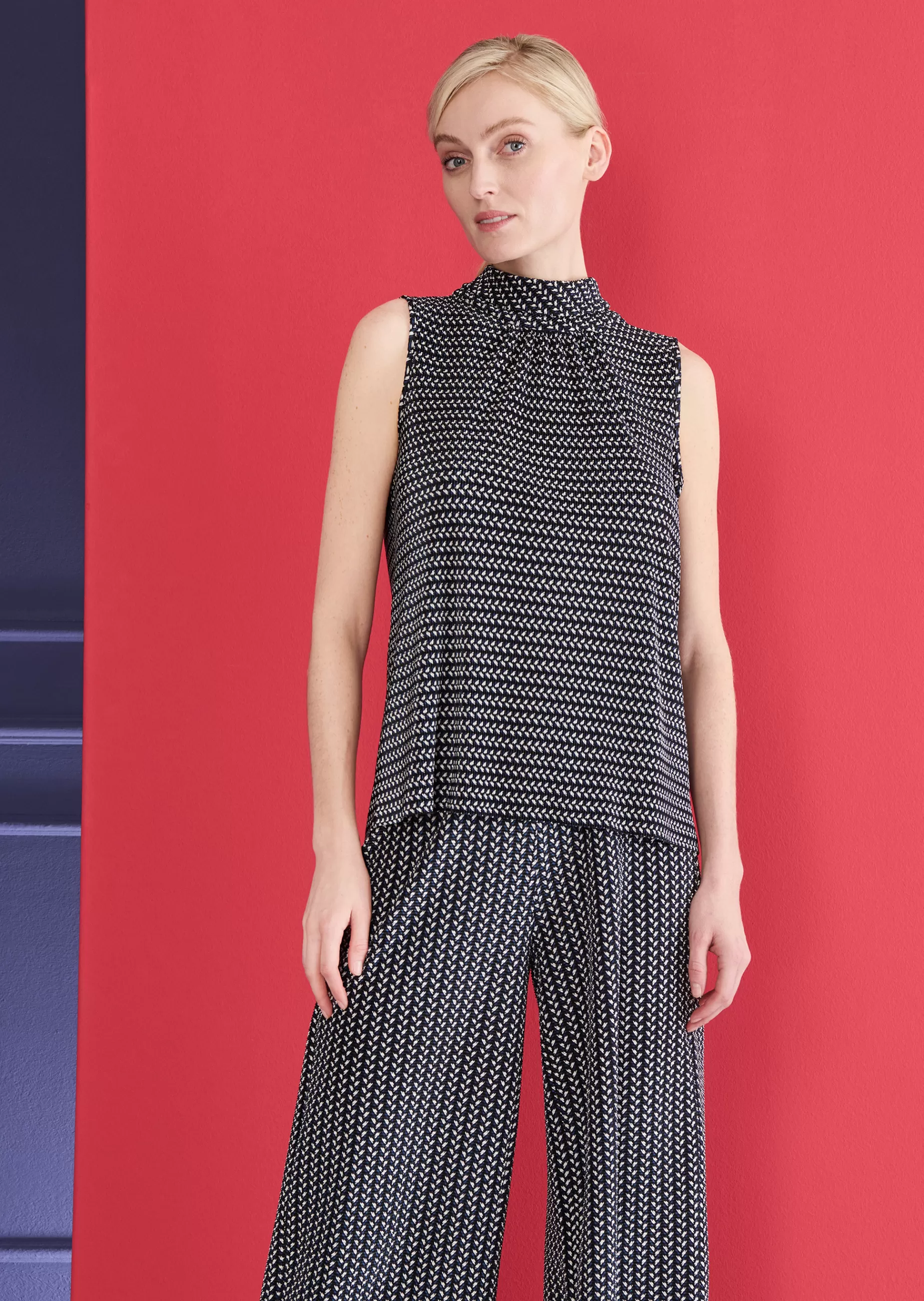 Fashion Talbot Runhof Top Halo2 Nachtblau