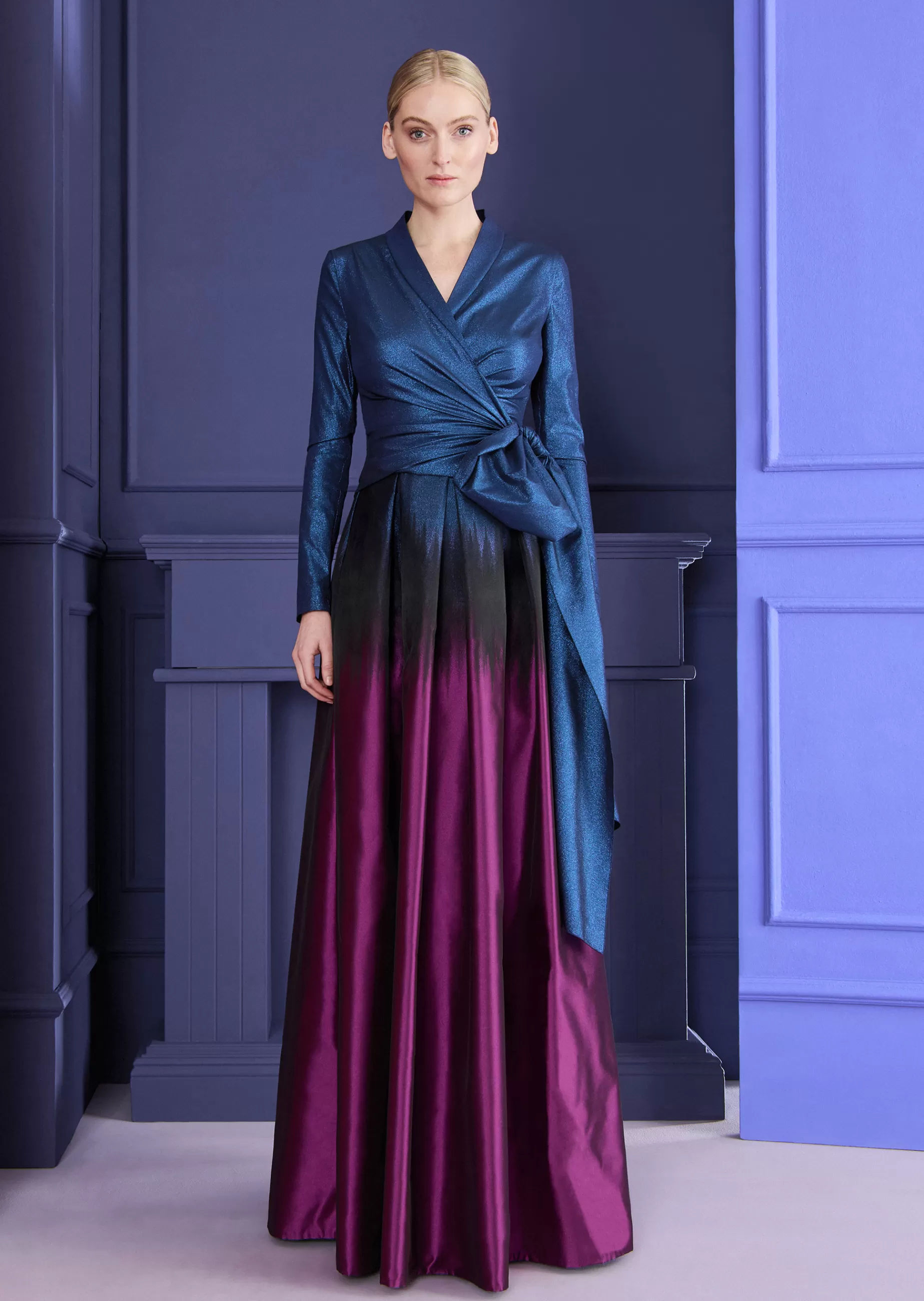 Fashion Talbot Runhof Top Naxos2 Majesticblau